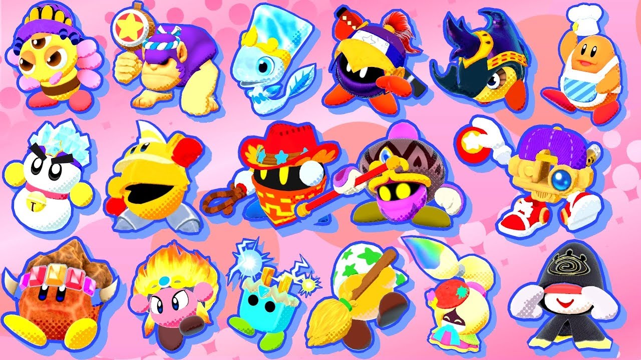 all kirby characters list